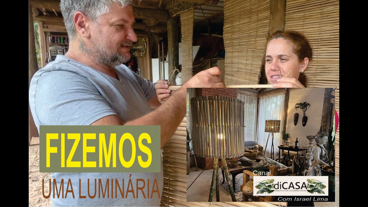 Como fazer uma Luminaria de galhos secos...