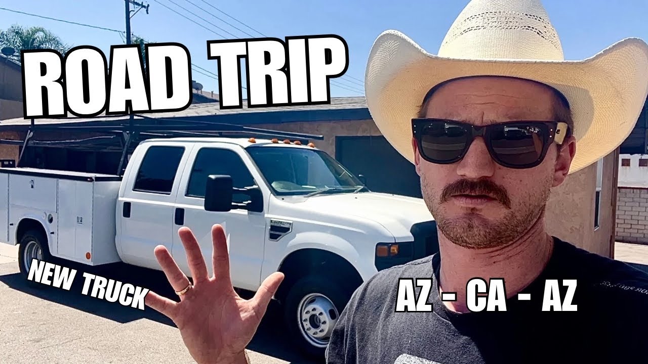 Road tripping a 2010 F350 from CALIFORNIA to ARIZONA!