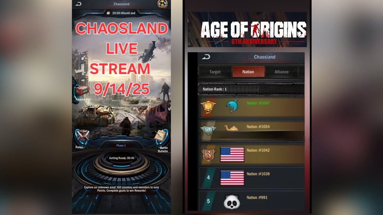 Age of Origins: Must watch to dominate CHAOSLAND! Complete live stream