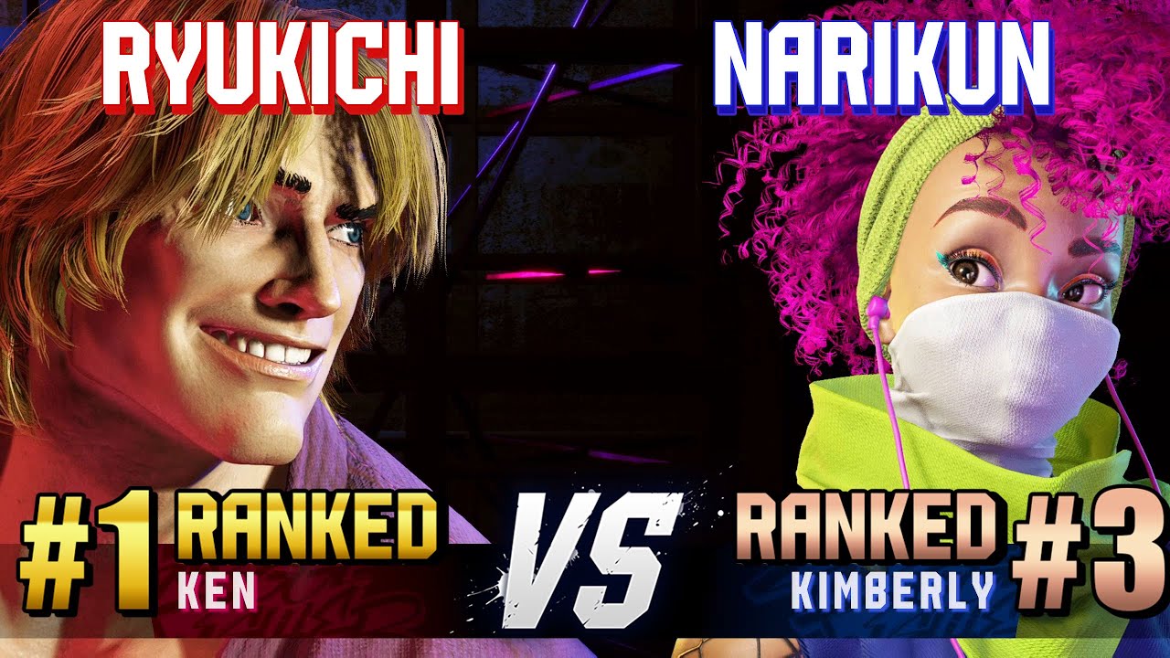 SF6 ▰ RYUKICHI (#1 Ranked Ken) vs NARIKUN (#3 Ranked Kimberly) ▰ High Level Gameplay