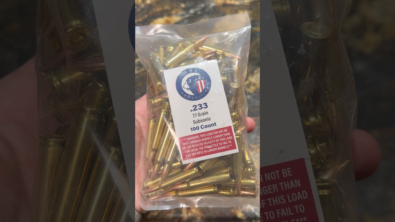 .223 Дозвуковой? 🤔