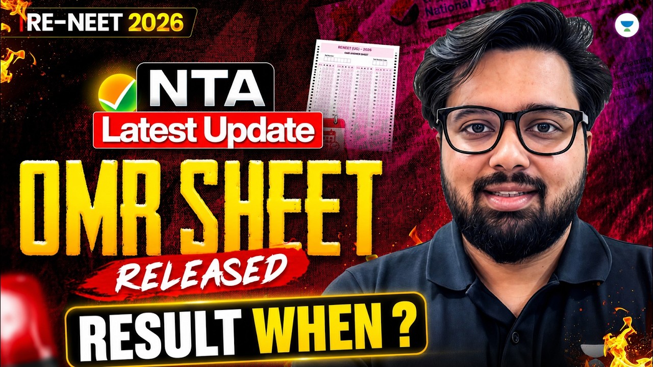 RE-NEET 2026 OMR Sheet Released 🚨 | NTA Latest Update | Result Date & Next Process Explained