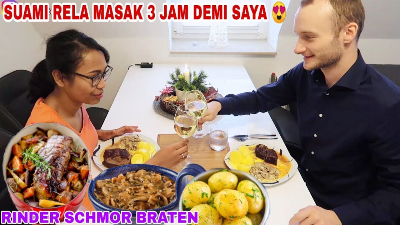 SUAMI MASAK MAKANAN TRADISIONAL JERMAN, BUMBUNYA BIKIN GELENG2