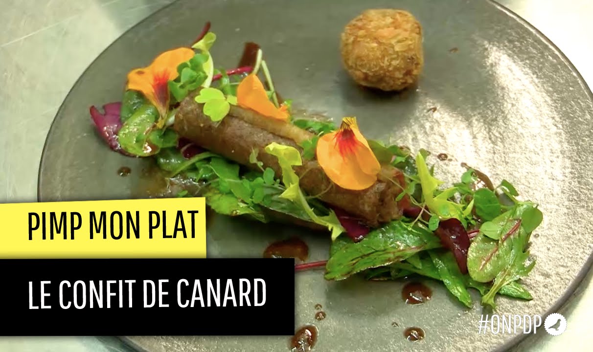 Transformer un confit de canard industriel en plat de chef