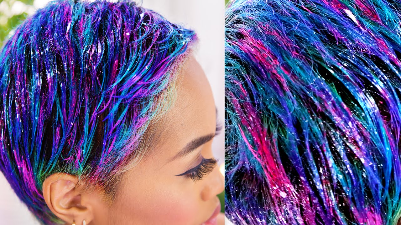 Actual MILKY WAY GALAXY HAIR TUTORIAL | CookieChipIry