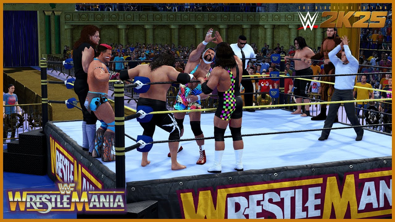WWE 2K25 / Wrestlemania / Team Gonzales vs Team Undertaker