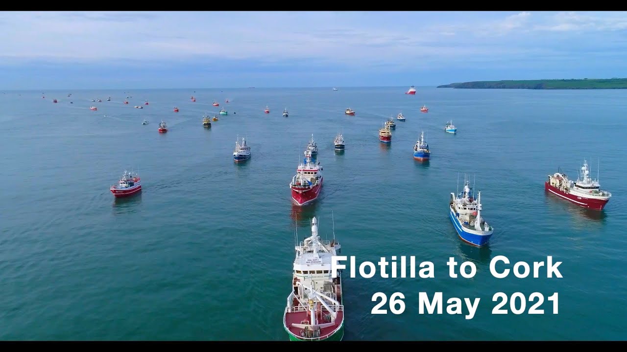 Fishing Flotilla to Cork 26 May 2021. Ireland's Fishing Families have had enough