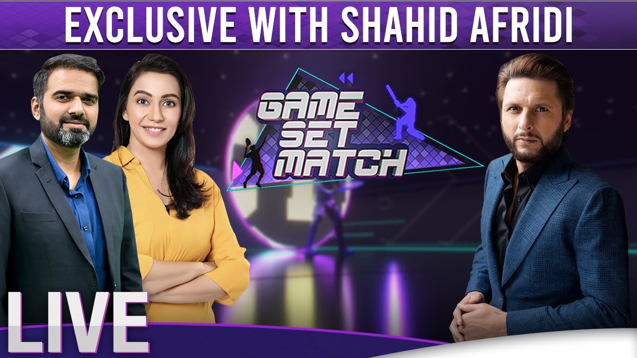 LIVE 🔴 Game Set Match - Sawera Pasha - Shahid Afridi - SAMAATV