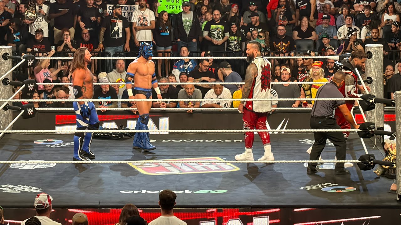 The Uso’s vs Aj Styles & Dragon Lee Full Match - WWE Raw 12/29/2025