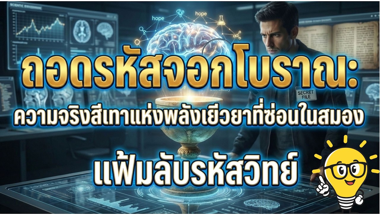 ถอดรหัสจอกศักดิ์สิทธิ์: ความจริงสีเทาแห่งพลังเยียวยาที่ซ่อนในสมอง