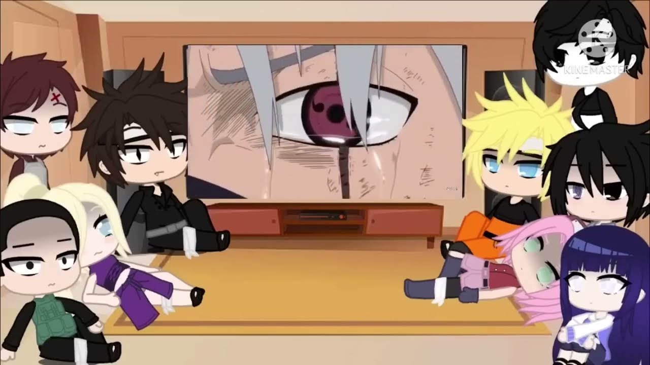 Naruto and his friends react to Kakashi| Compilation