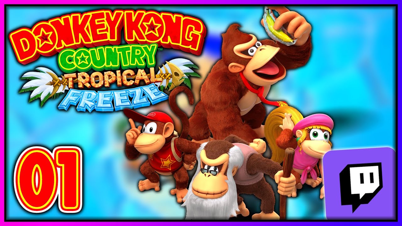 🟣 DONKEY KONG COUNTRY TROPICAL FREEZE 200% ❄ [#01] | Twitch Stream vom 07.12.2025