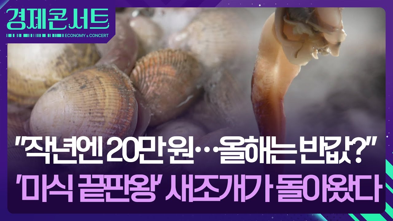 &ldquo;폭염에 자취 감췄었는데&hellip;올해는 풍년!&rdquo; 남당항 새조개 맛보세요~ [경제콘서트] / KBS  2026.01.19.