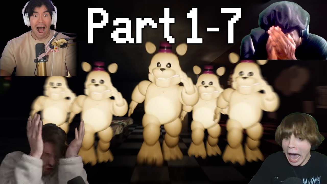 Fredbear Running Reactions [Part 1-7]