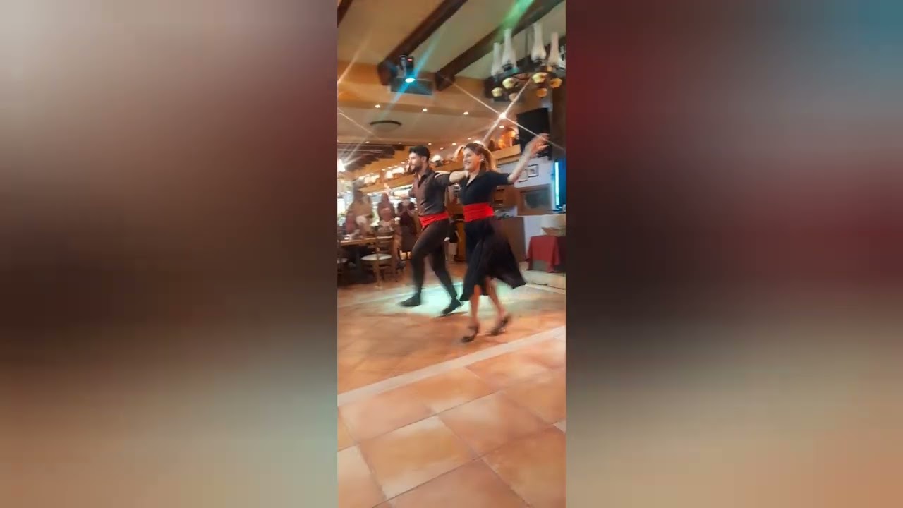 greek night at sea breeze in sidari , corfu