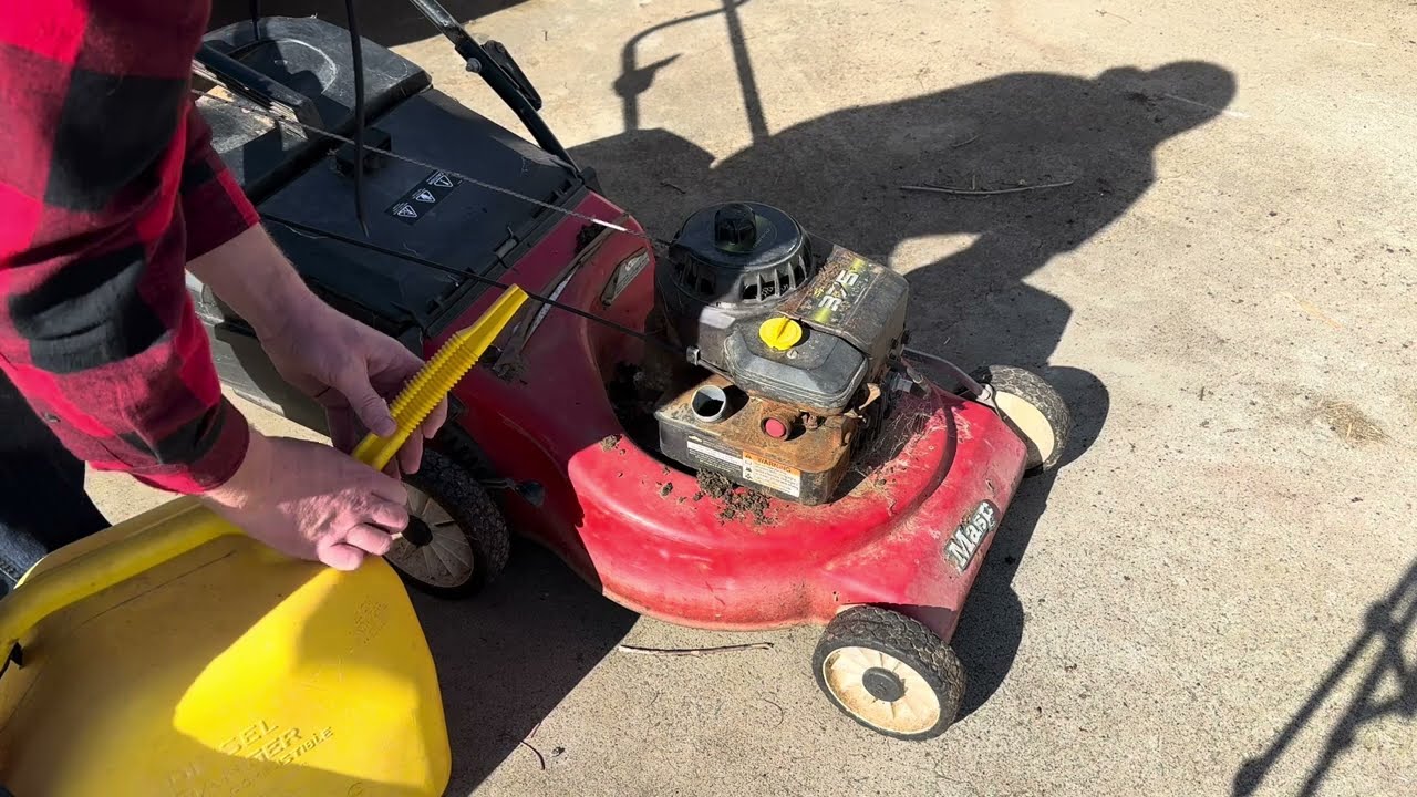 Masport mower cleaning and repairs