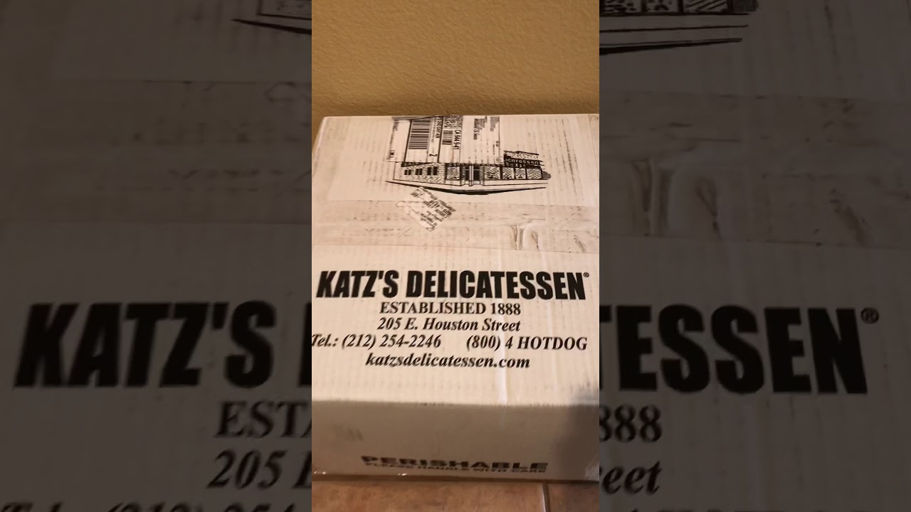 Unboxing a $200 Katz’s Deli Birthday Box NY Best Pastrami Corned Beef & Brisket!!