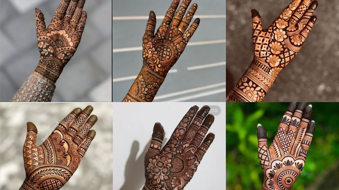 FRONT FULL HANDS BAUTIFUL MEHNDI DESHON COLLECTION 2025 🥰🥰