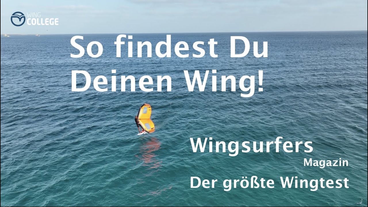 Wingsurfers Magazin I Pro Tipps f&uuml;r Deinen Wing kauf! Wingsurfen und Wingfoilen lernen