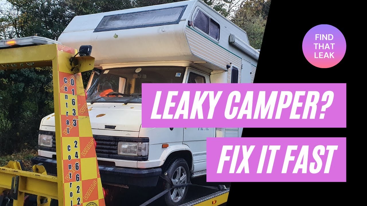How to FIND water LEAKS in camper, motorhome or RV, FAST