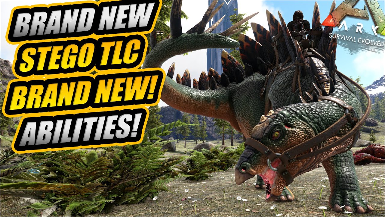 ALL NEW STEGO ABILITIES AND TLC BREAKDOWN GUIDE THE NEW STEGO IS SO OP!! || Ark STEGO TLC!!