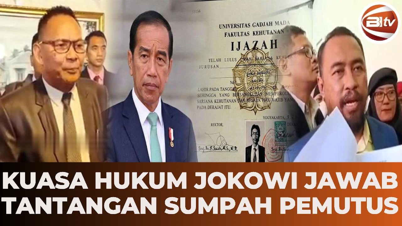 Sidang Ijazah Jokowi Memanas! Kuasa Hukum Tanggapi Tantangan Sumpah Pemutus
