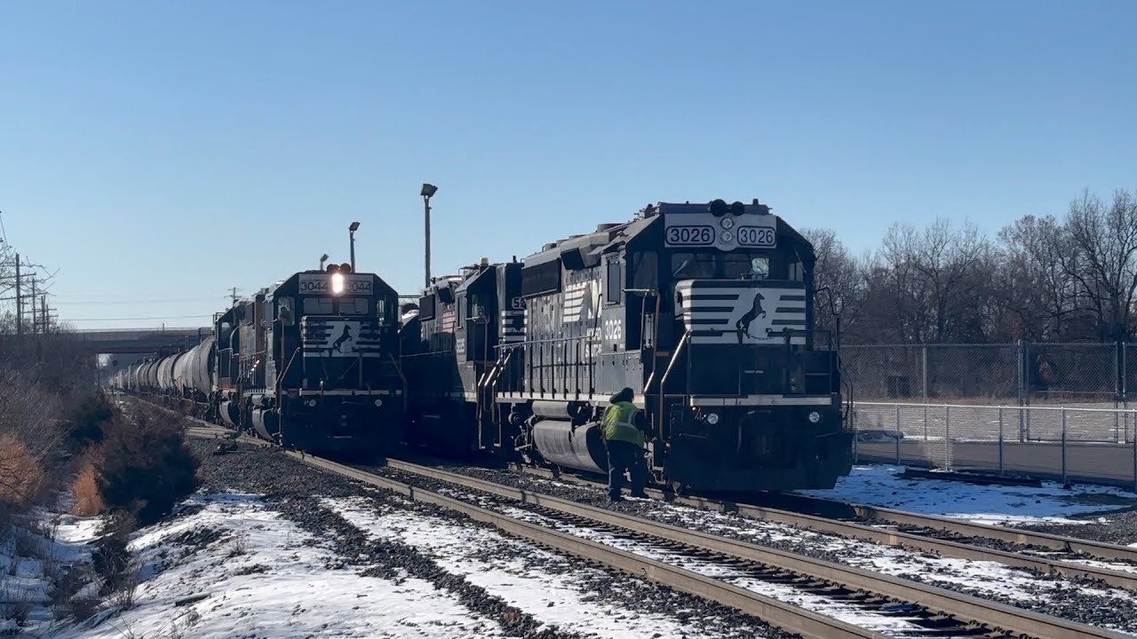 (HD) A Day of Railfanning CSAO around Western South Jersey. 1/20/2026.