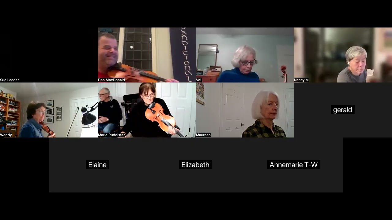 Oakville Celtic FIddle Orchestra Rehearsal Dec 3 2025