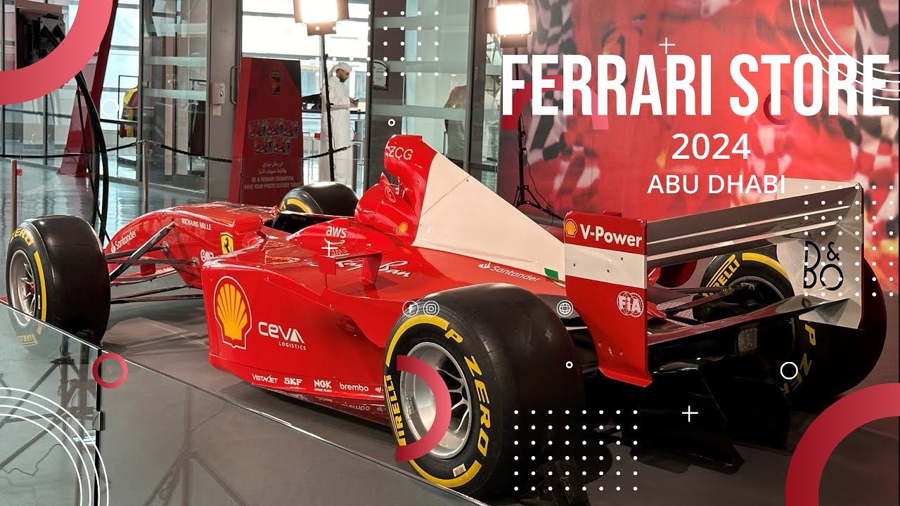 Ferrari Store Abu Dhabi 2024 | Walking Tour