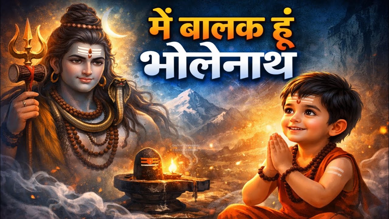 मै तेरा बालक हूं बाबा | तुम मेरे पिता हो | Bholenath New Song | 2026 New Bhajan | Shiv Ji Song 