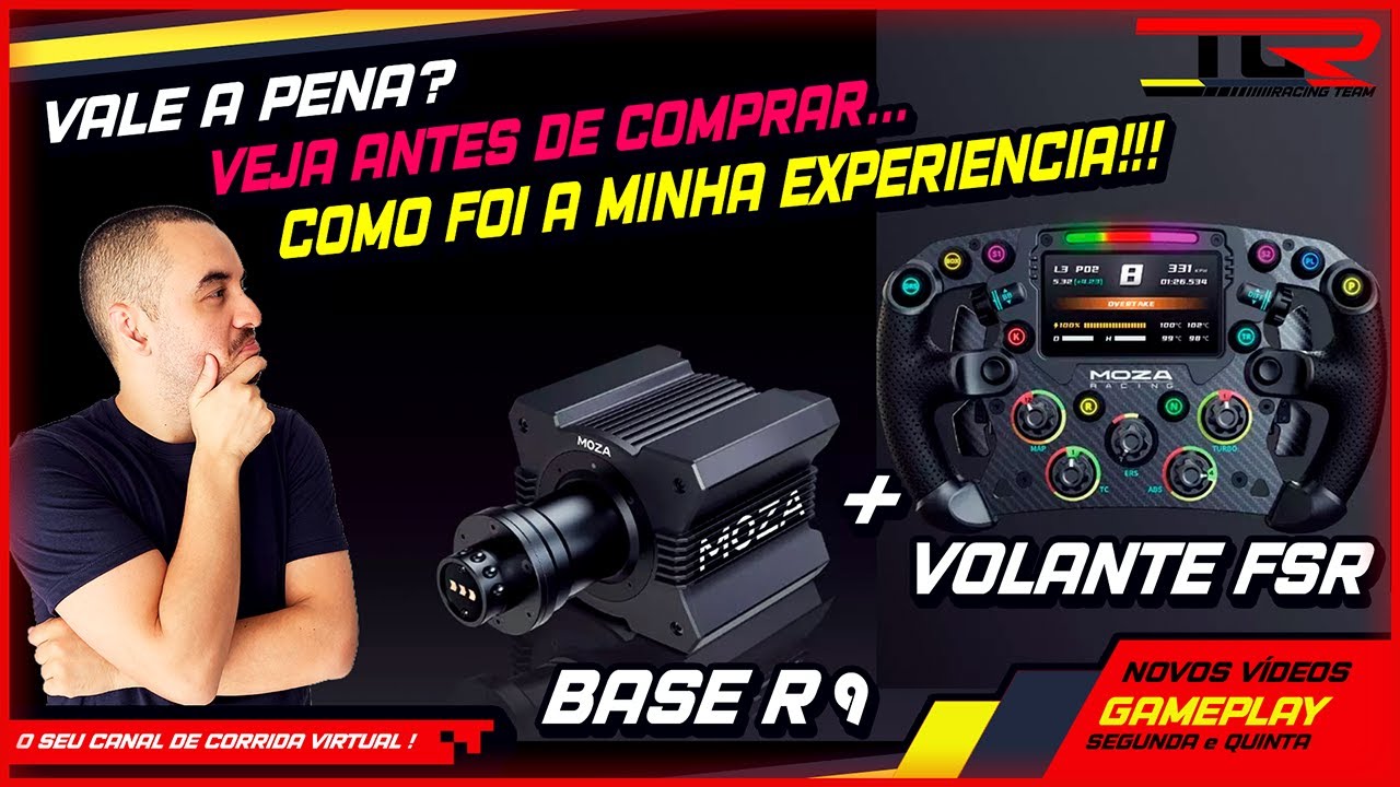 TUDO sobre o Moza R9 + FSR! Análise detalhada e sincera.