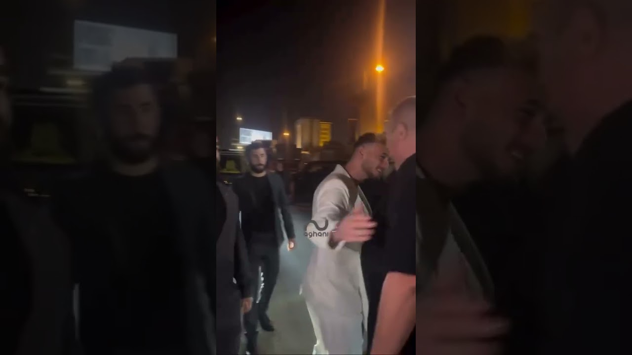 وصوله لحفلة اهدن، لبنان