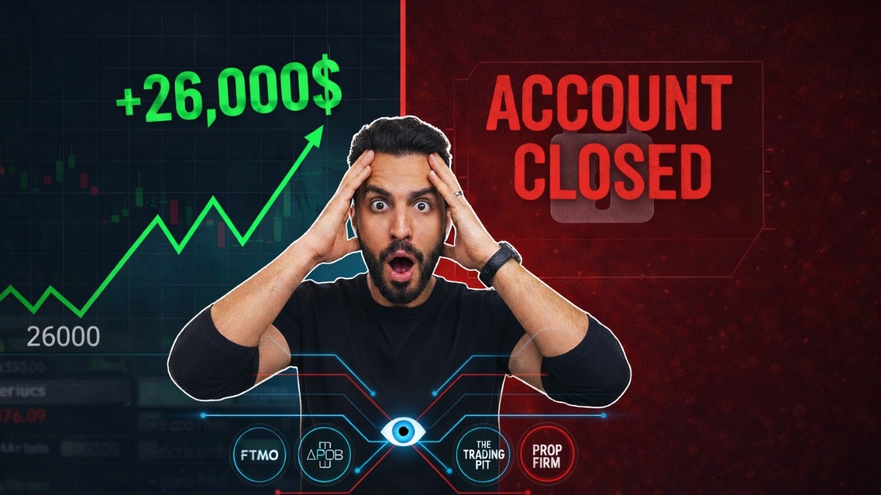 ليش سكروا حسابه وفيه 26,000$؟ 😱 حقيقة أنظمة كشف التلاعب في شركات التمويل!