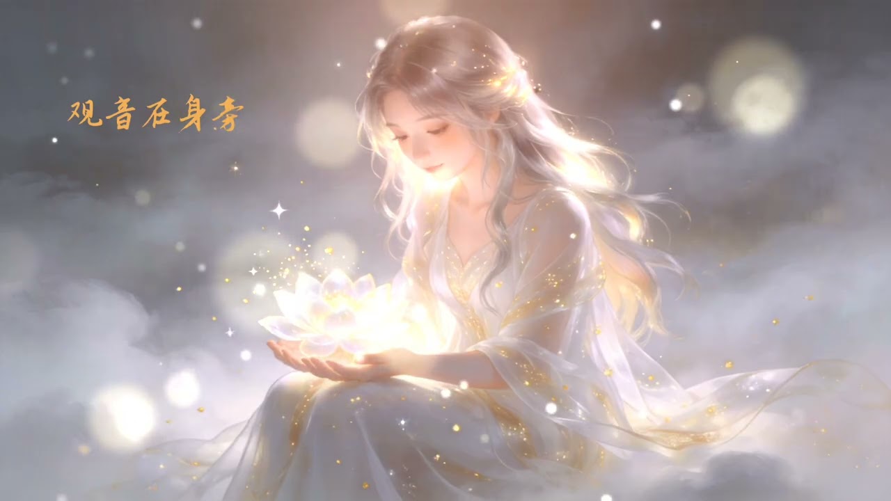 一首让人慢慢安静下来的温暖，当你觉得撑不住的时候，轻轻念一句，心就亮了《观音在身旁》治愈系中文歌曲。#佛教 #佛歌 #中文歌曲
