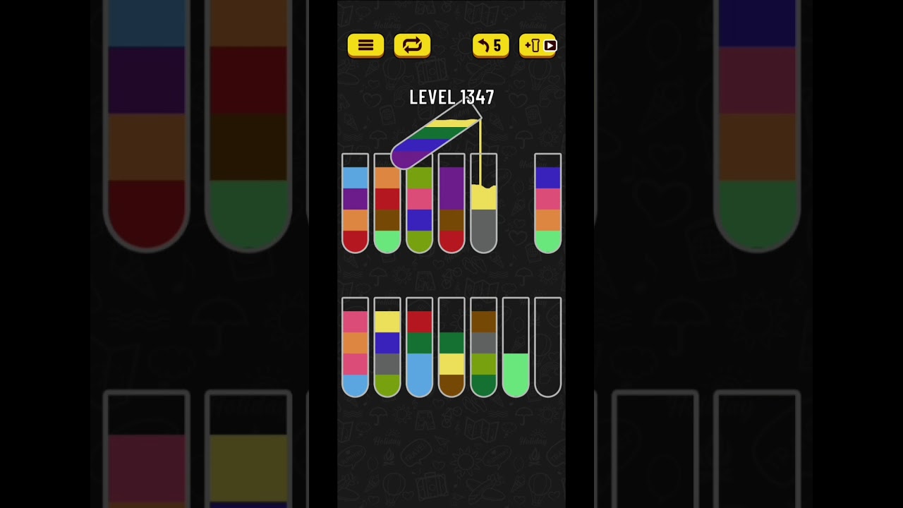Water sort puzzle level 1347