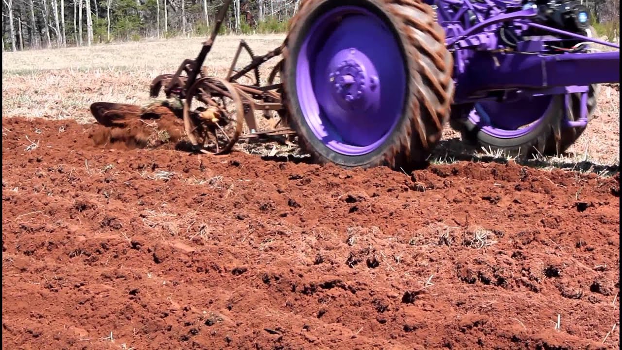 RePowered Massey 33 pulling two furrows