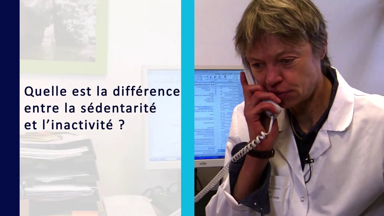 Sédentarité ou inactivité, quelle différence ?