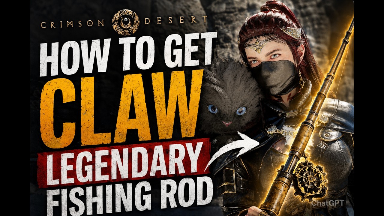 Crimson Desert How to Get the Best Fishing Rod (CLAW) - Full Location Guide