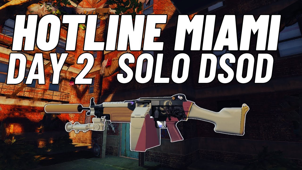 Payday 2 - Hotline Miami D2 Solo DSOD No AI/Downs/Assets/2nd Joker/Uppers - Anarchist LMG Build