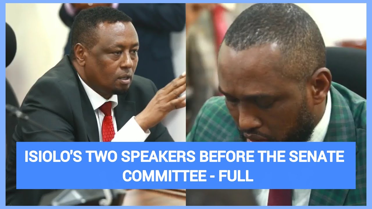 Два спикера от Исиоло ​​выступили перед Сенатом || Полный текст | 8 декабря 2025 г.