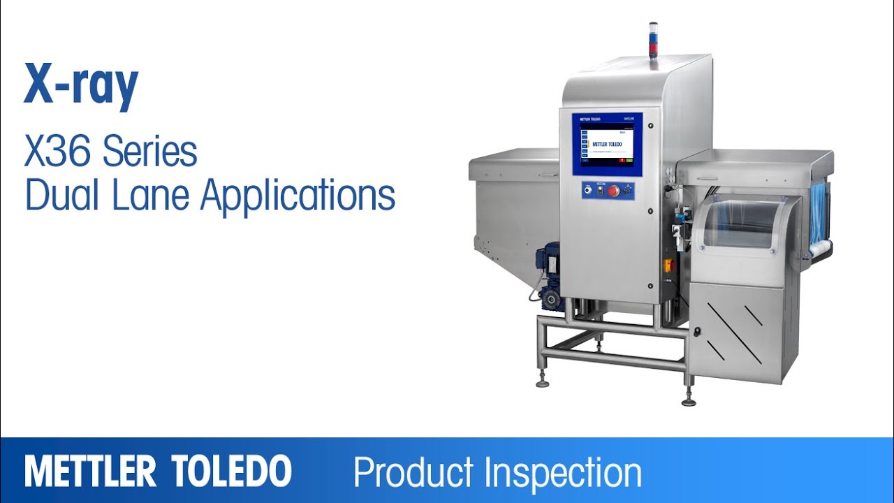X36 Series Dual Lane Applications  –  Product – METTLER TOLEDO Product Inspection – EN