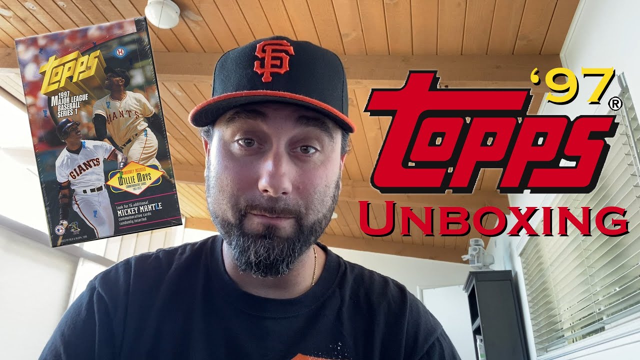 Dad Unboxes 1997 TOPPS BASEBALL CARDS