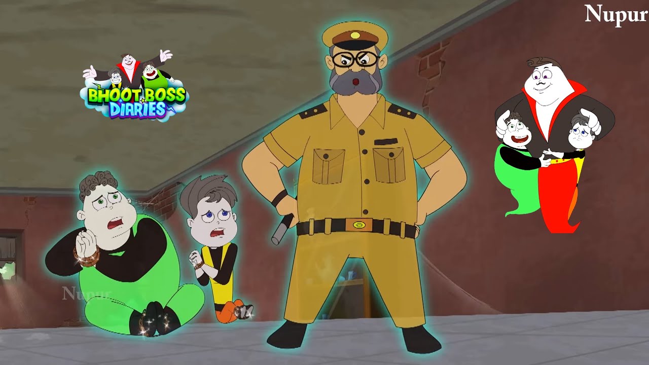 Inspector Chamola ने किया थकेला पाकेला को गिरफ्तार | Paap O Meter | Bhoot Boss Diaries |Kids Cartoon