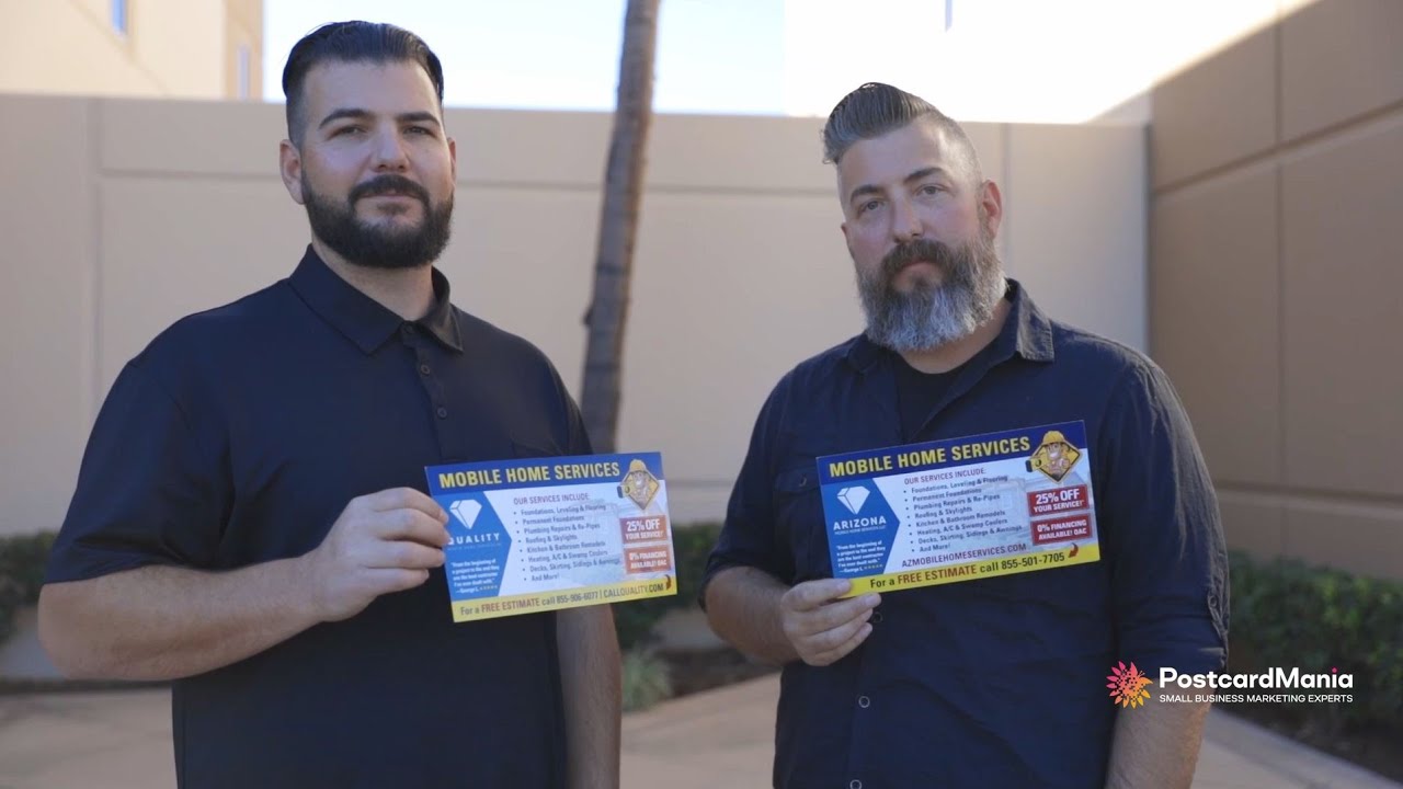 PostcardMania Testimonial: Quality Mobile Home Services