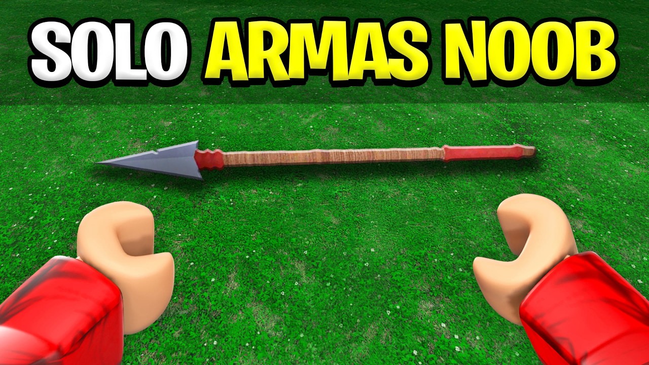 99 Noches pero SOLO puedo usar ARMAS DE NOOB (Roblox)