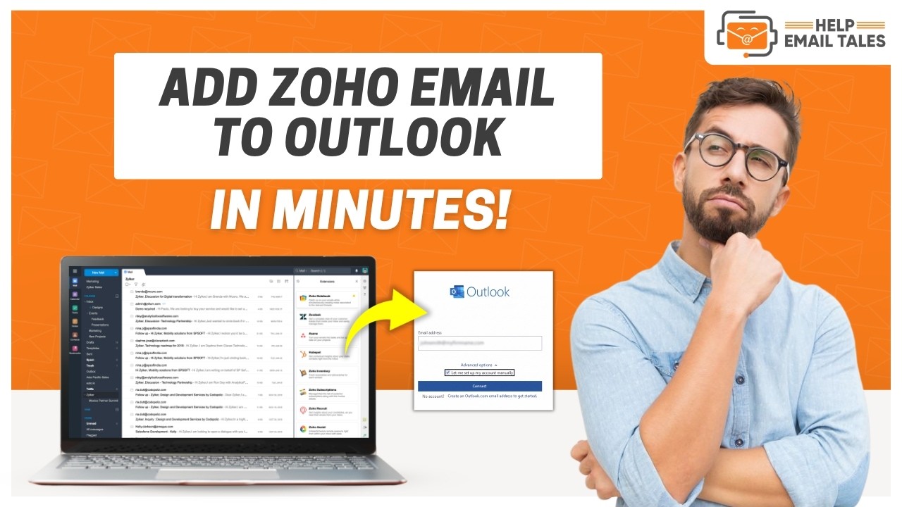 How to Add Zoho Email to Outlook? | Help Email Tales