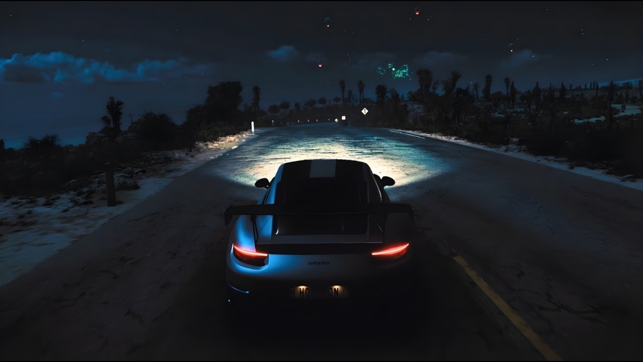 driving to forget the pain