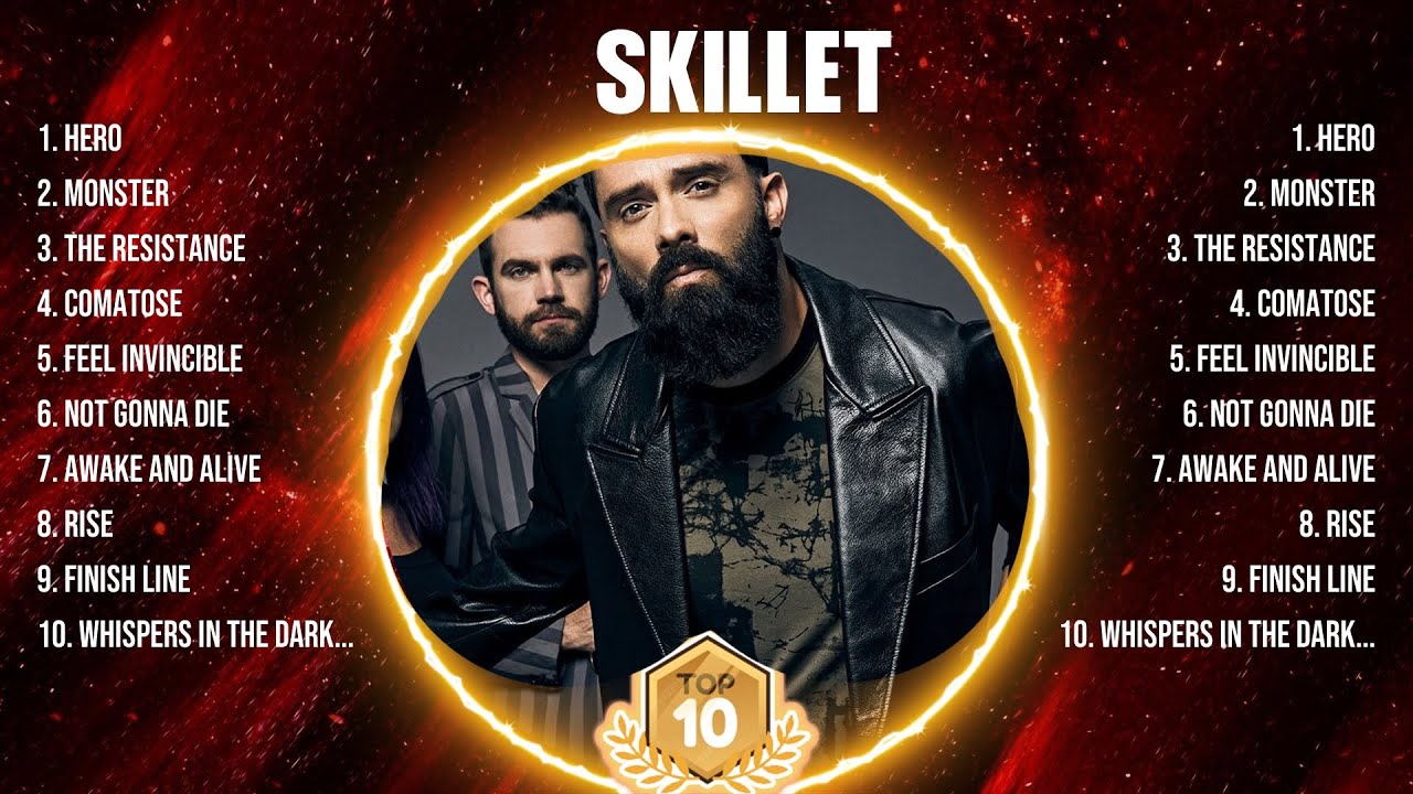 Skillet Greatest Hits 2024 - Pop Music Mix - Top 10 Hits Of All Time
