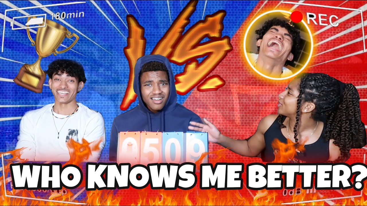 WHO KNOWS ME BETTER? SISTER VS  BESTFRIEND!