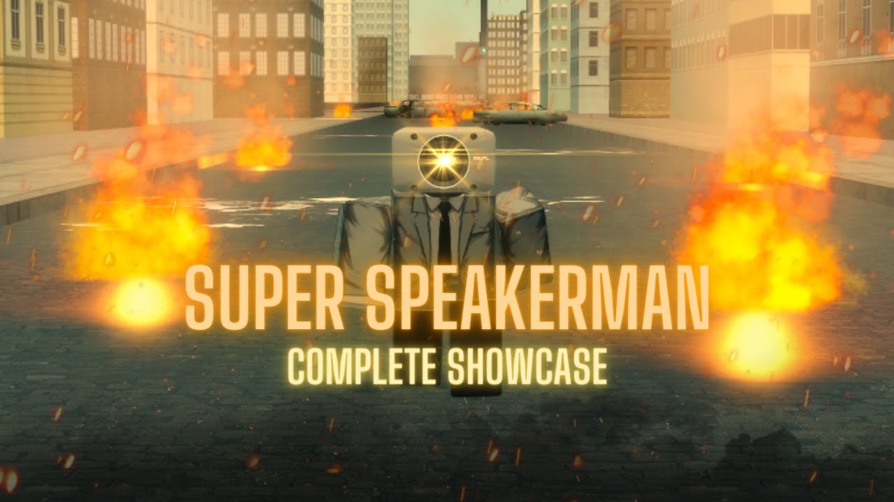 SUPER SPEAKERMAN Complete SHOWCASE! | Ultimate Skibidi Toilet Roleplay